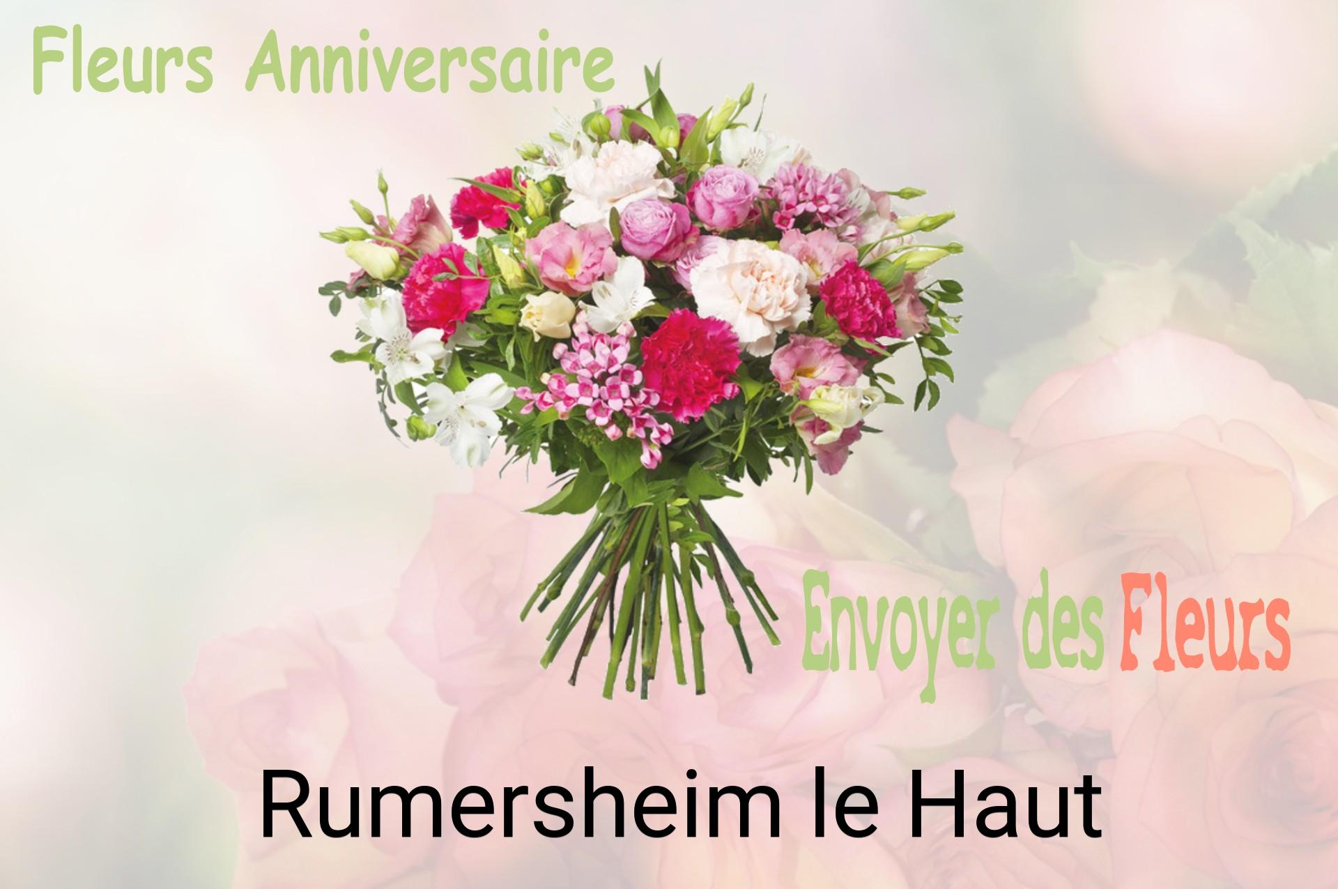 Bouquet de fleurs d’anniversaire livré à Rumersheim-le-Haut