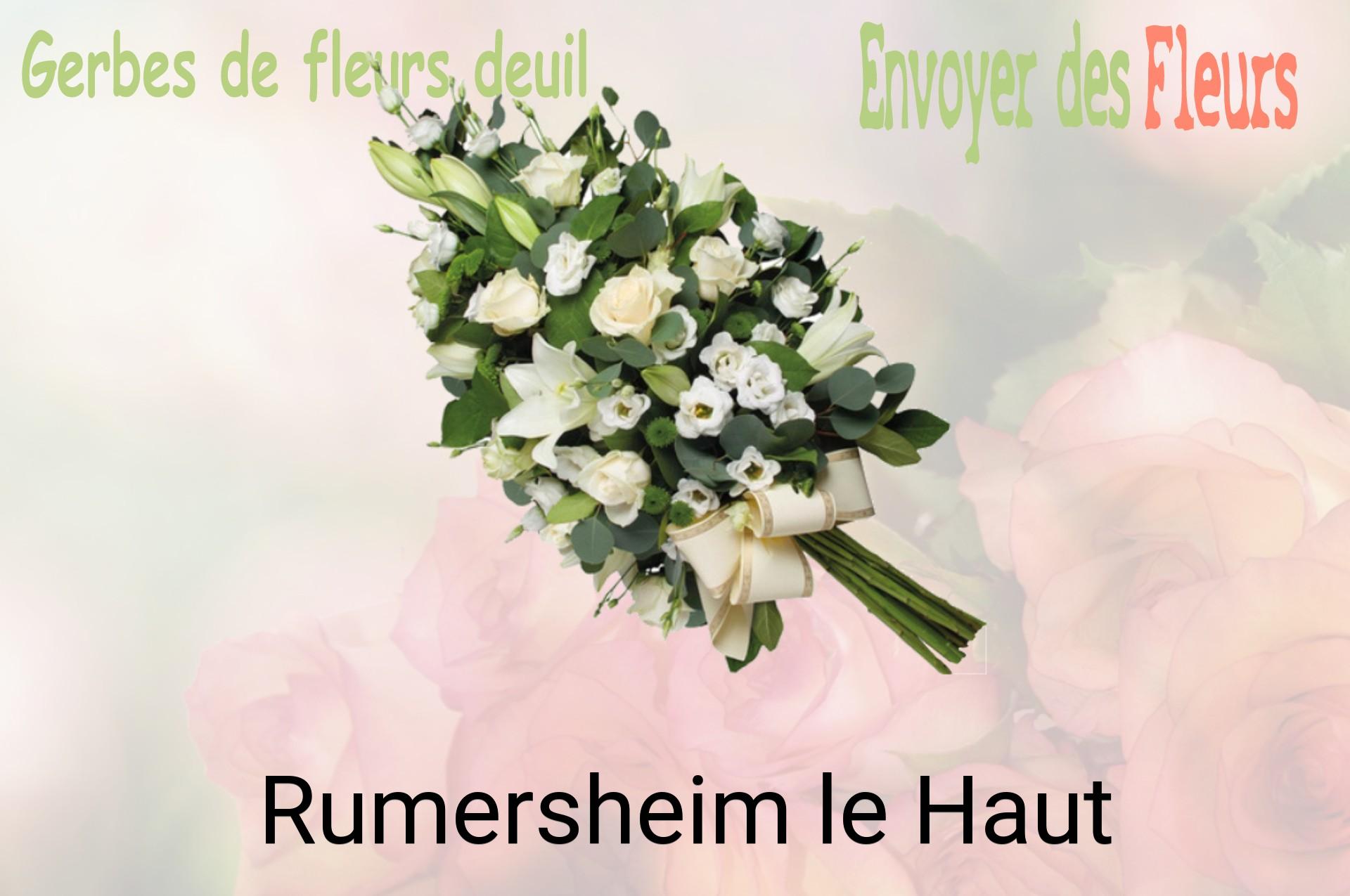 Gerbe de fleurs de deuil livrée à Rumersheim-le-Haut